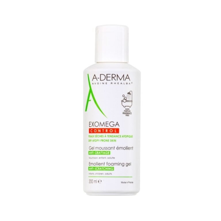 A-DERMA EXOMEGA GEL MOUSSANT ÉMOLLIENT ANTI-GRATTAGE 200 ML