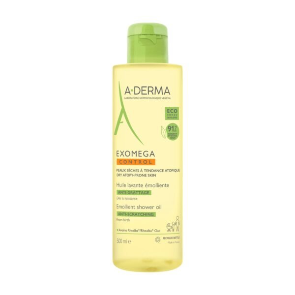 A-DERMA EXOMEGA HUILE LAVANTE ÉMOLLIENTE ANTI-GRATTAGE 500 ML