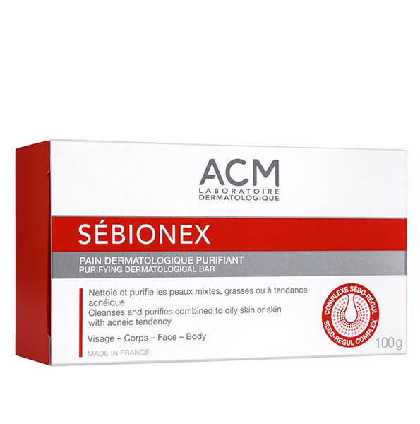 ACM SÉBIONEX PAIN DERMATOLOGIQUE PURIFIANT – 100 G