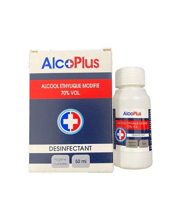 ALCO PLUS ALCOOL ÉTHYLIQUE 70% 50ML