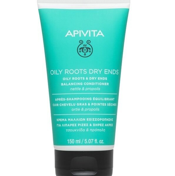 APIVITA APRÈS-SHAMPOING POUR RACINES GRASSES ET POINTES SÈCHES150ML