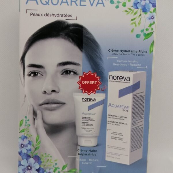 AQUAREVA DUO PACK CRÈME RICHE 40ML + CRÈME MAINS RÉPARATRICE 50ML