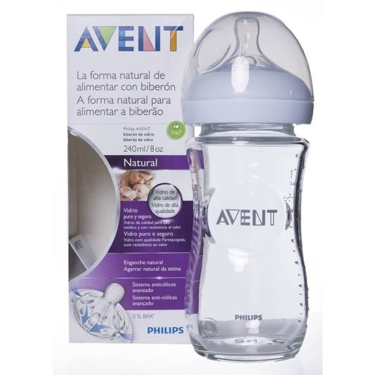 AVENT BIBERON NATURAL EN VERRE CAM +1M 240ML SCF053/17