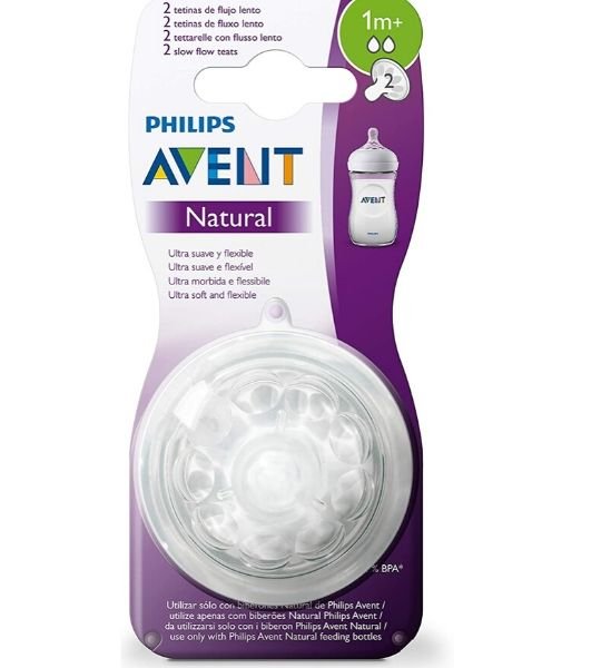 AVENT TÉTINES NATURAL 1M+ SCF042/27