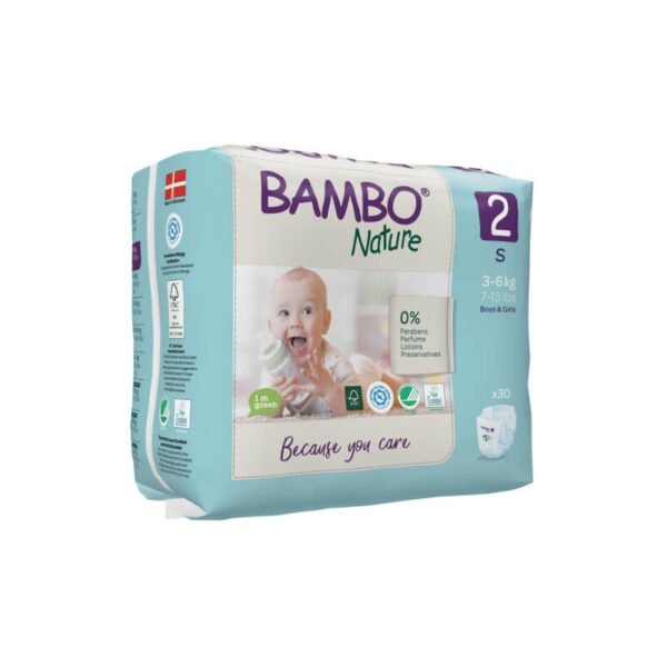 BAMBO NATURE TAILLE 2/3-6KG/30U