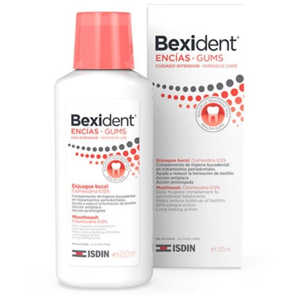 BEXIDENT BAIN DE BOUCHE GENCIVES 0,12% 250ML