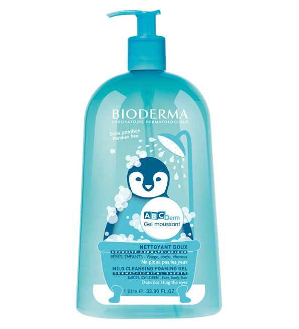 BIODERMA ABCDERM GEL MOUSSANT NETTOYANT 1L