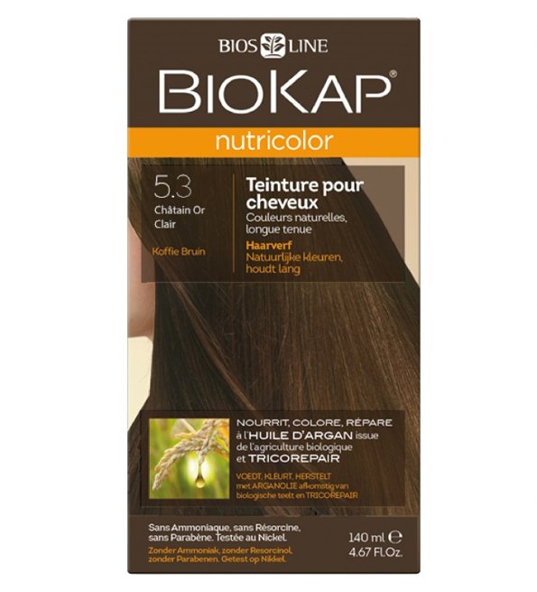 BIOKAP NUTRICOLOR 5.3 CHÂTAIN OR CLAIR