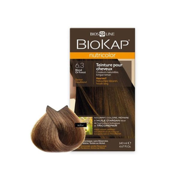BIOKAP NUTRICOLOR 6.3 BLOND OR FONCÉ