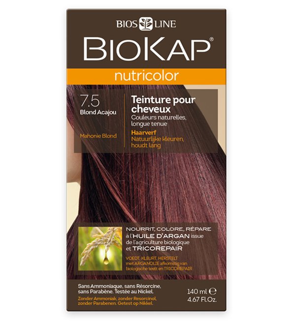 BIOKAP NUTRICOLOR 7.5 BLOND ACAJOU