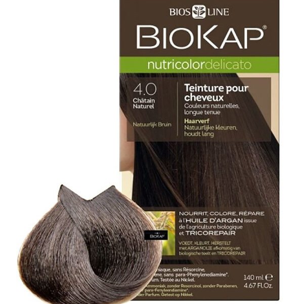 BIOKAP NUTRICOLOR DELICATO 4.0 CHÂTAIN NATUREL