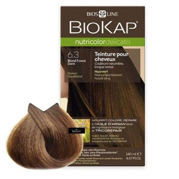 BIOKAP NUTRICOLOR DELICATO 6.3 BLOND FONCÉ DORÉ