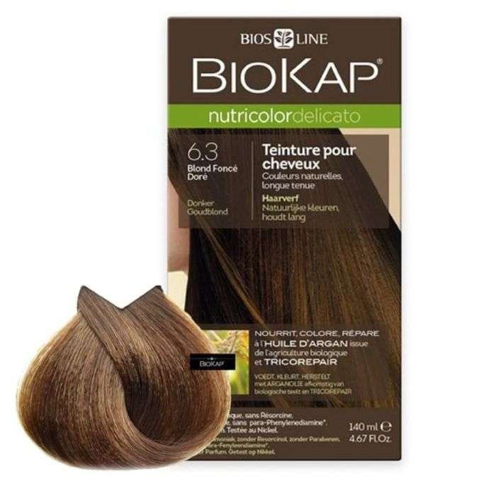 BIOKAP NUTRICOLOR DELICATO 6.3 BLOND FONCÉ DORÉ