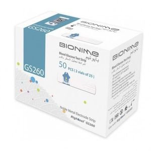BIONIME GS260 BANDELETTES 50 UNITÉS (Pour Lecteur Bionime GM260)