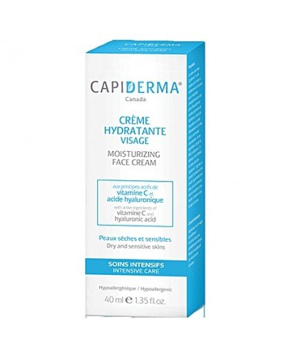CAPIDERMA CRÈME HYDRATANTE VISAGE 40ML