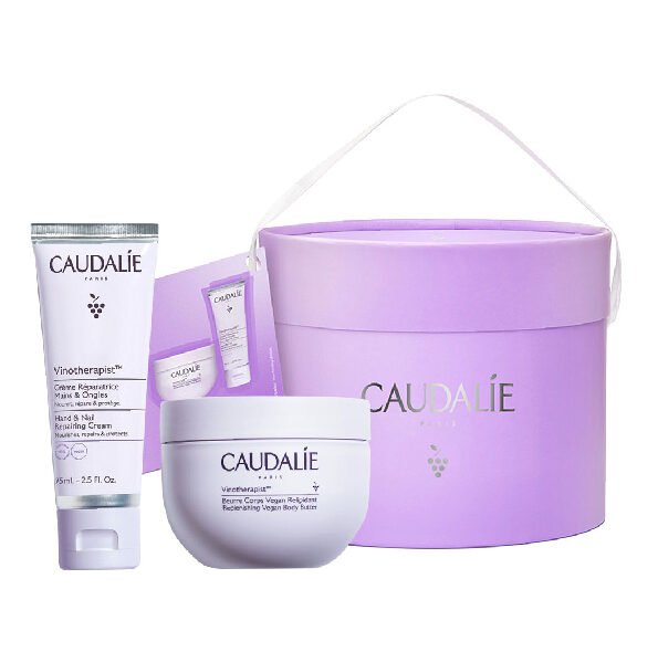 CAUDALIE VINOTHERAPISTE COFFRET BEURRE CORPS VEGAN+CREME MAINS & ONGLES