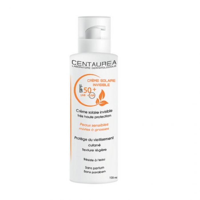 CENTAUREA CREME SOLAIRE INVISIBLE SPF 50+ 125 ML