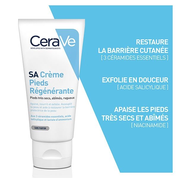CERAVE SA CRÈME PIEDS REGENERANTE 88ML