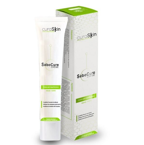 CURASKIN SEBOCURE CREME IMPERFECTION PEAUX GRASSES A TENDANCE ACNEIQUES 40ML