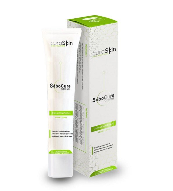 CURASKIN SEBOCURE CREME IMPERFECTION PEAUX GRASSES A TENDANCE ACNEIQUES 40ML