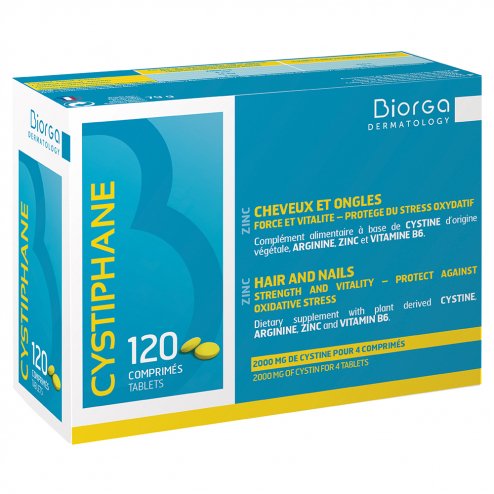 CYSTIPHANE BIORGA CHEVEUX ET ONGLES 120 COMPRIMES