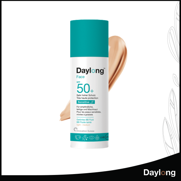 DAYLONG FACE SENSITIVE BB FLUIDE TEINTEE SPF 50+50ML