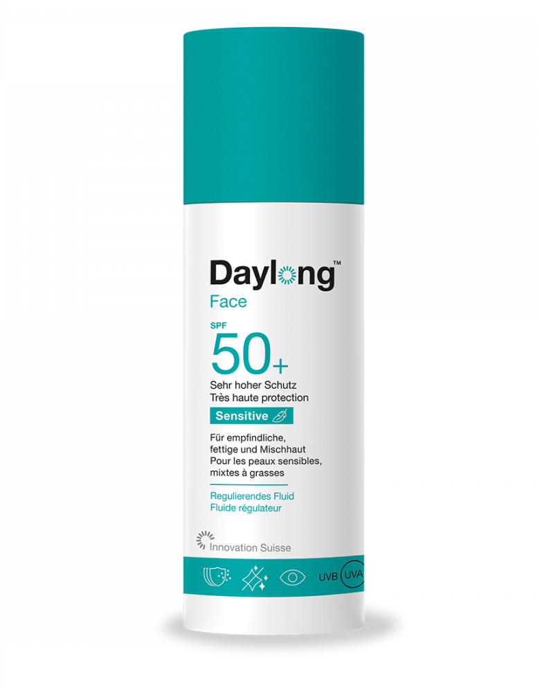 DAYLONG FACE SPF50+ PEAU GRASSE 50ML