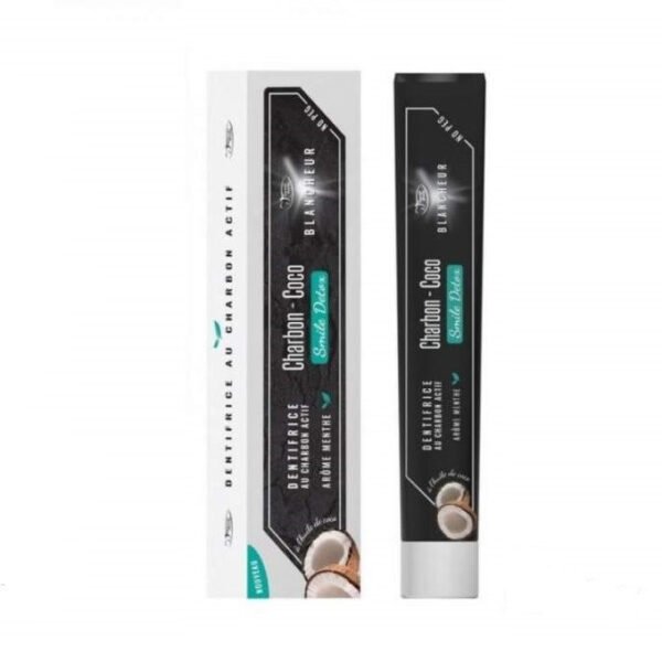 Denti-smile Charbon Coco - Dentifrice au charbon actif Blancheur 100g