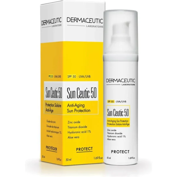 Dermaceutic – Sun Ceutic 50 Protection Solaire Anti-Âge – 50 ML