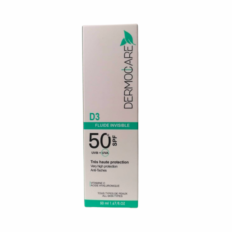 DERMOCARE ECRAN FLUIDE INVISIBLE SPF 50 50ML
