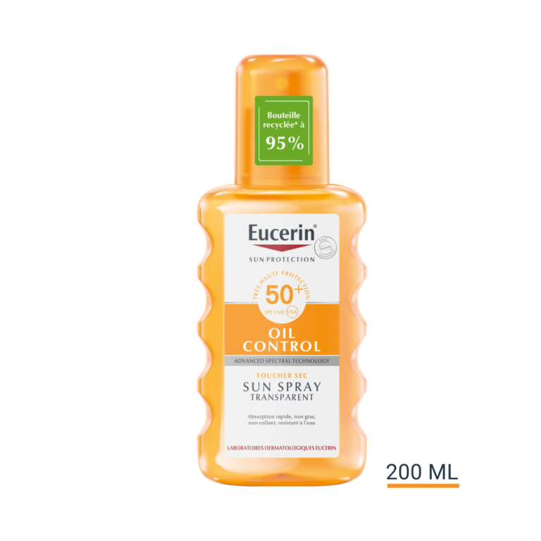 EUCERIN OIL CONTROL SUN SPRAY TRANSPARENT SPF50+
