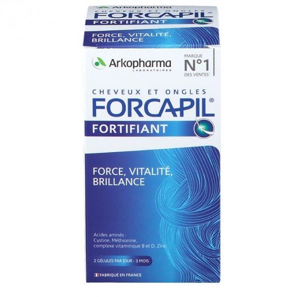 FORCAPIL CHEVEUX ET ONGLES – 180 GÉLULES