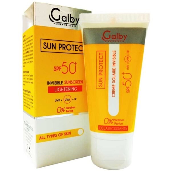 GALBY SPF 50+ INVISIBLE SUN PROTECT ECLAIRCISSANTE CREME 50ML