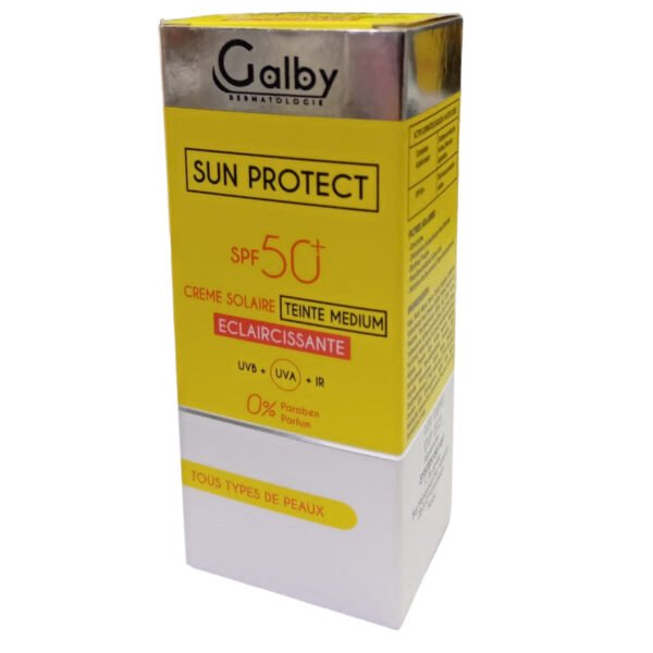 GALBY SPF 50+MEDIUM SUN PROTECT ECLAIRCISSANTE CREME 50ML