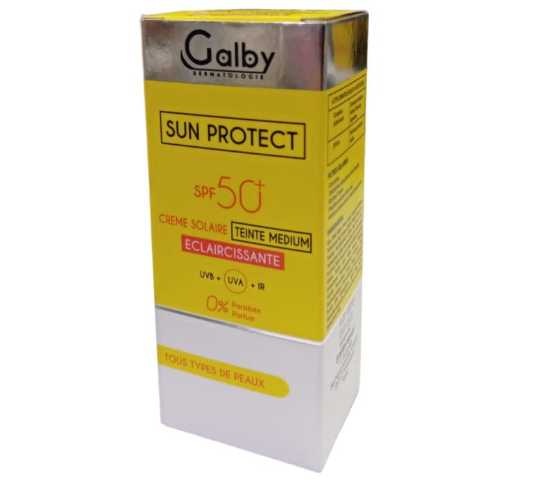 GALBY SPF 50+MEDIUM SUN PROTECT ECLAIRCISSANTE CREME 50ML