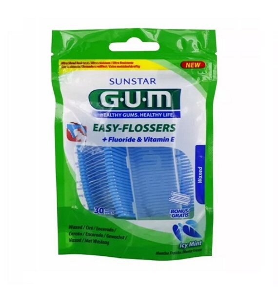 GUM EASY-FLOSSERS CIRE ET FLUORIDE 890
