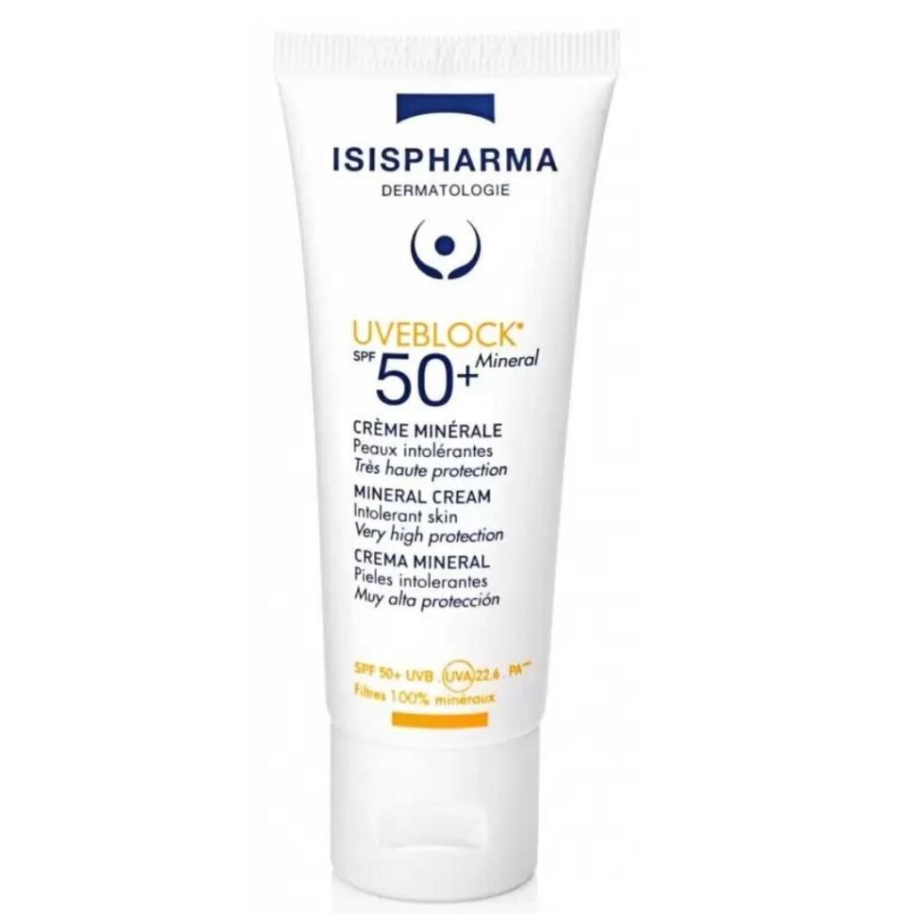 ISISPHARMA UVEBLOCK 50+ CRÈME MINÉRALE INVISIBLE 40ML