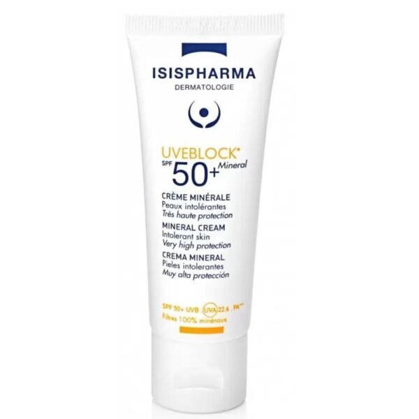 ISISPHARMA UVEBLOCK 50+ CRÈME MINÉRALE INVISIBLE 40ML