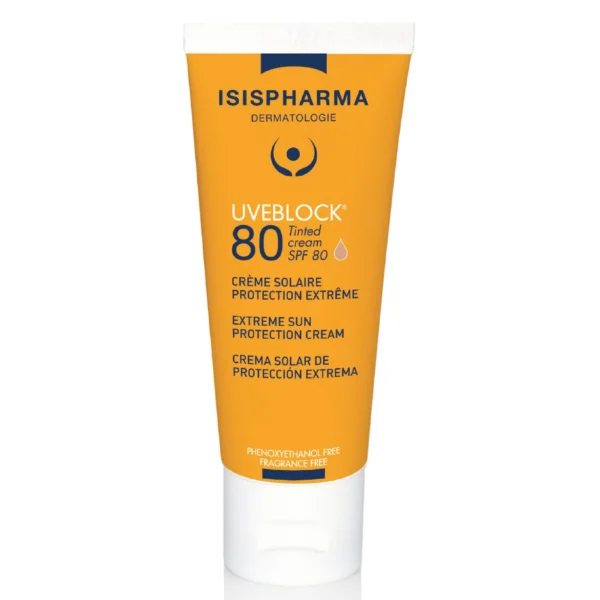 ISISPHARMA UVEBLOCK SPF80+ TEINTÉE