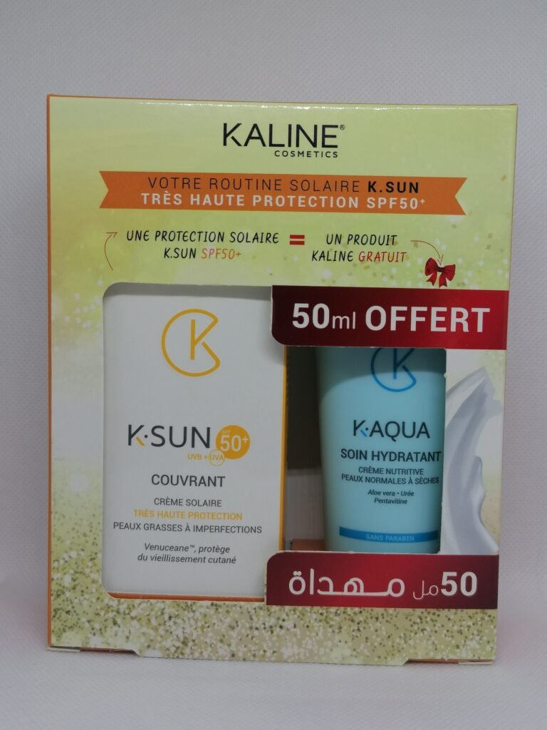 KALINE K-SUN ÉCRAN COUVRANT 50+ K-AQUA SOIN HYDRATANT PACK
