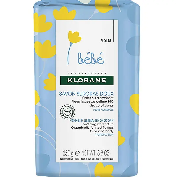 KLORANE BÉBÉ SAVON SURGRAS DOUX 250G