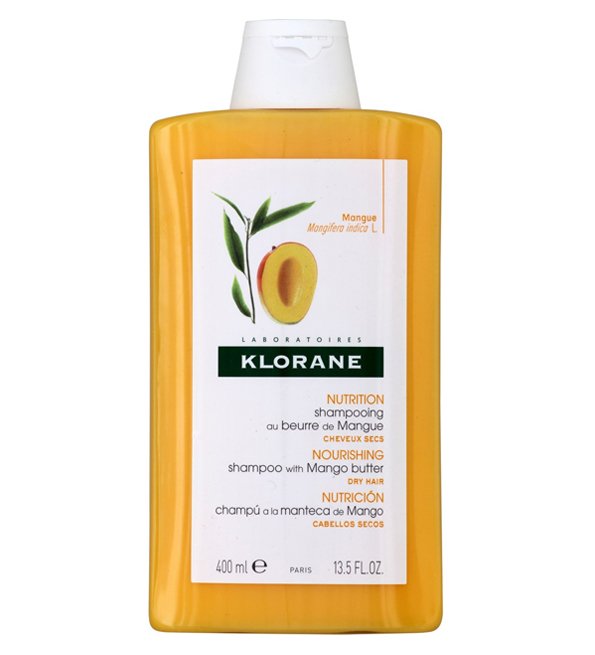 KLORANE SHAMPOING NUTRITIF BEURRE DE MANGUE CHEVEUX SECS 400ML