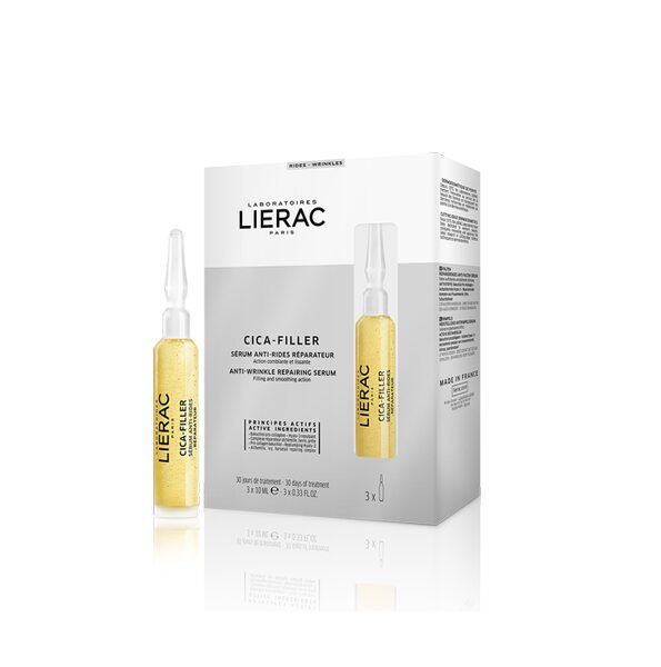 LIERAC CICA-FILLER SÉRUM ANTI-RIDES RÉPARATEUR 3 AMPOULES*10ML