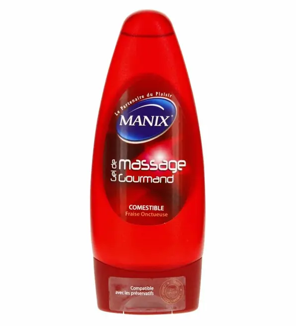 MANIX GEL MASSAGE GOURMAND FRAISE – 200 ML