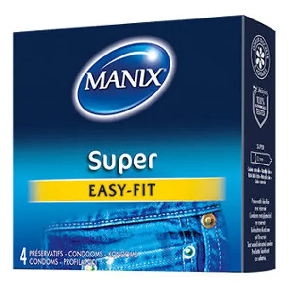 MANIX SUPER EASY-FIT – 4 PIÉCES