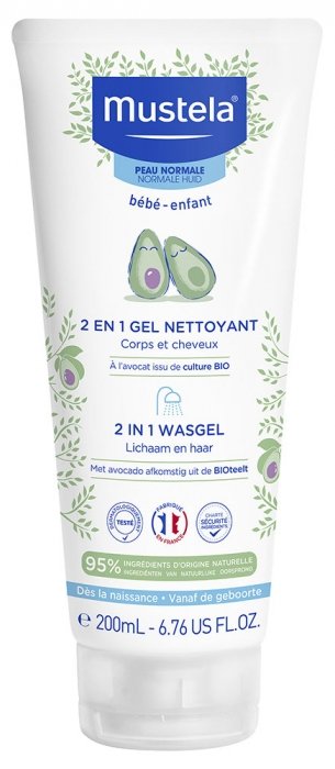 MUSTELA BÉBÉ GEL NETTOYANT 2 EN 1 200ML