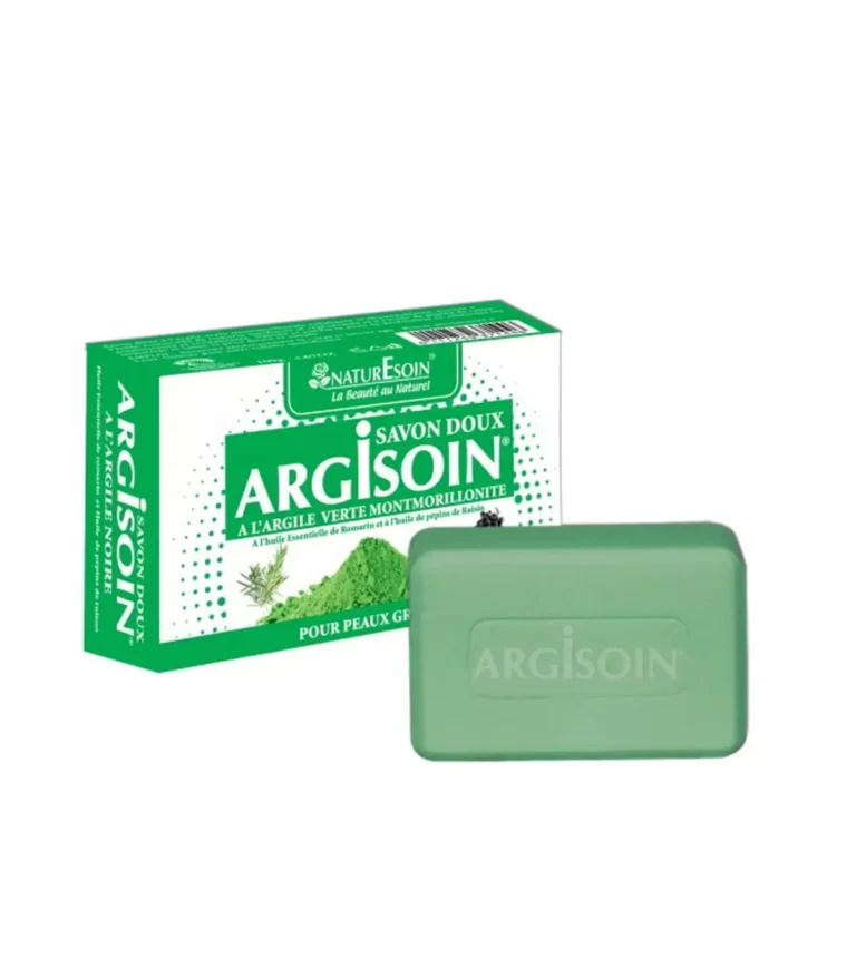 NaturEsoin Argisoin Savon À L’Argile Verte- 125 G