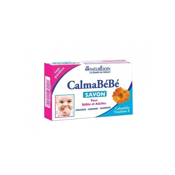 NatureSoin CalmaBéBé Savon Doux 90g