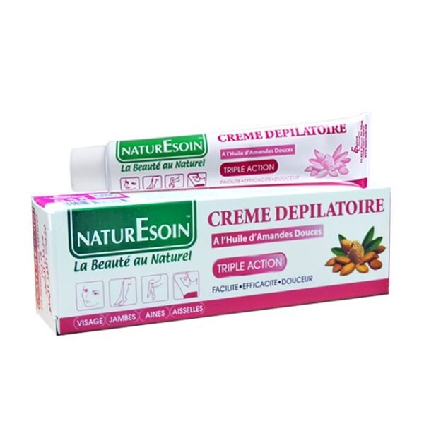 NatureSoin crème dépilatoire 50ml huile d'amandes douces