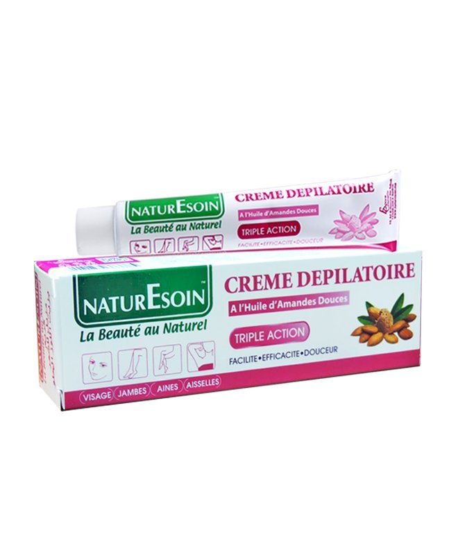 NatureSoin crème dépilatoire 50ml huile d'amandes douces